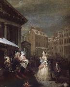William Hogarth Four hours a day in the morning painting